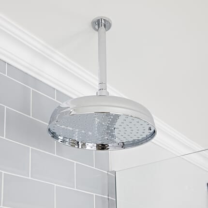 Soffione Doccia Tradizionale a Soffitto da 300mm - Cromato - Elizabeth