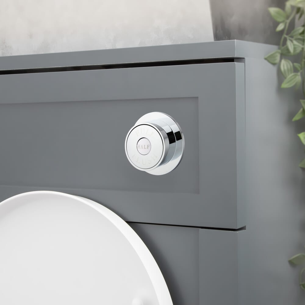 Placca di Comando WC Rotonda – Cromata