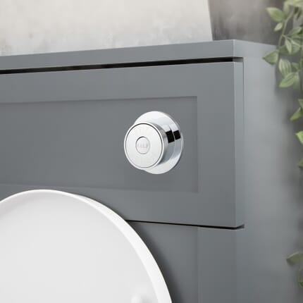 Placca di Comando WC Rotonda – Cromata