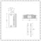 Radiatore Convettore Orizzontale a Pannello Doppio - Antracite - 600mm x 600mm - Stelrad Vita Deco di Hudson Reed