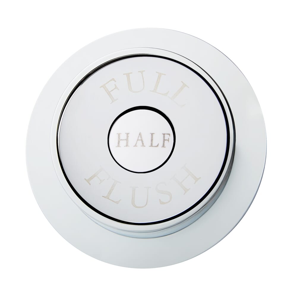 Placca di Comando WC Rotonda – Cromata