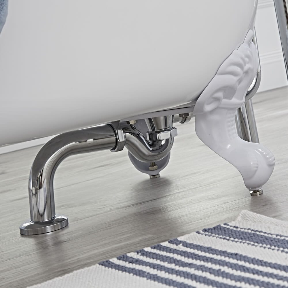 Sifone a Bottiglia Minimalista Tradizionale per Vasche Centro Stanza - Elizabeth