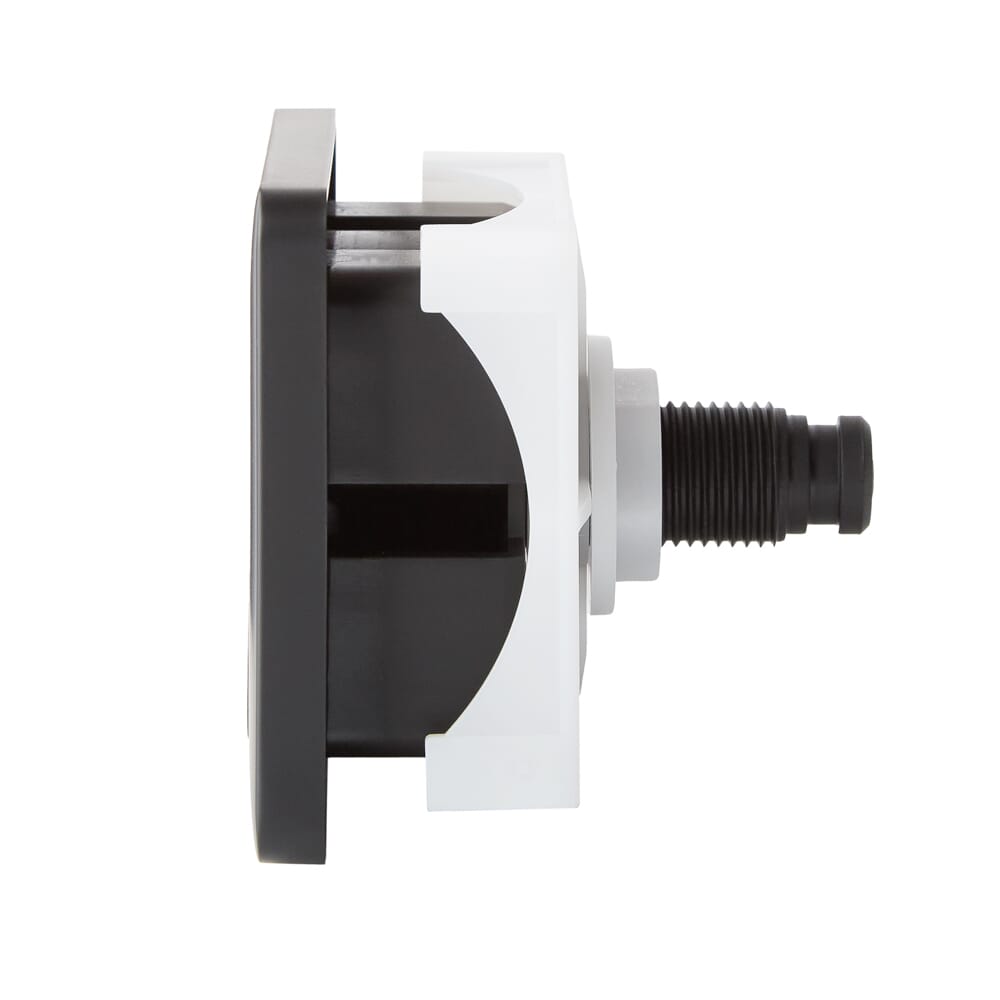 Placca di Comando WC Quadrata - Nera