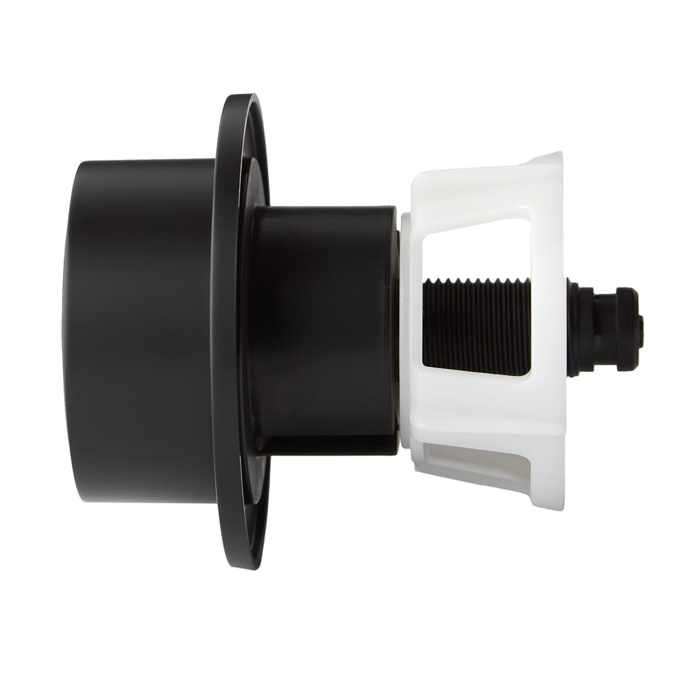 Placca di Comando WC Rotonda - Nera