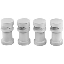 Supporti per Fissaggio Orizzontale di Colore Bianco per Radiatori Revive