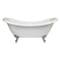 Vasca da Bagno Centro Stanza Classica in Acrilico 1750 x 730mm con Diversi Piedini Disponibili - Legend