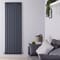 Hudson Reed Revive - Radiatore di Design in Alluminio Verticale (Pannello Doppio) 1800mm x 230mm - Antracite