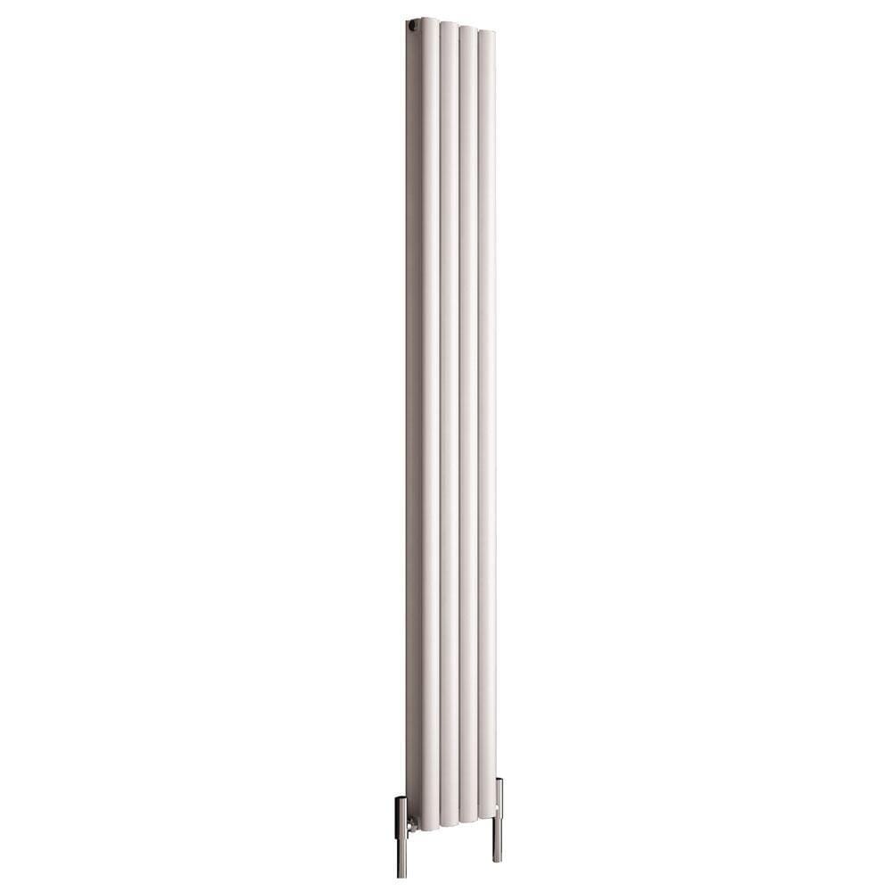 Hudson Reed Revive - Radiatore di Design in Alluminio Verticale (Pannello Doppio) 1800mm x 230mm - Bianco