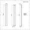 Hudson Reed Revive - Radiatore di Design in Alluminio Verticale (Pannello Doppio) 1800mm x 230mm - Bianco