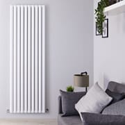 Radiatore di Design Verticale Doppio - Bianco - 1800mm x 590mm - Revive Air