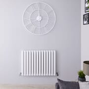Radiatore di Design Orizzontale Doppio - Bianco - 600mm x 830mm - Revive Air