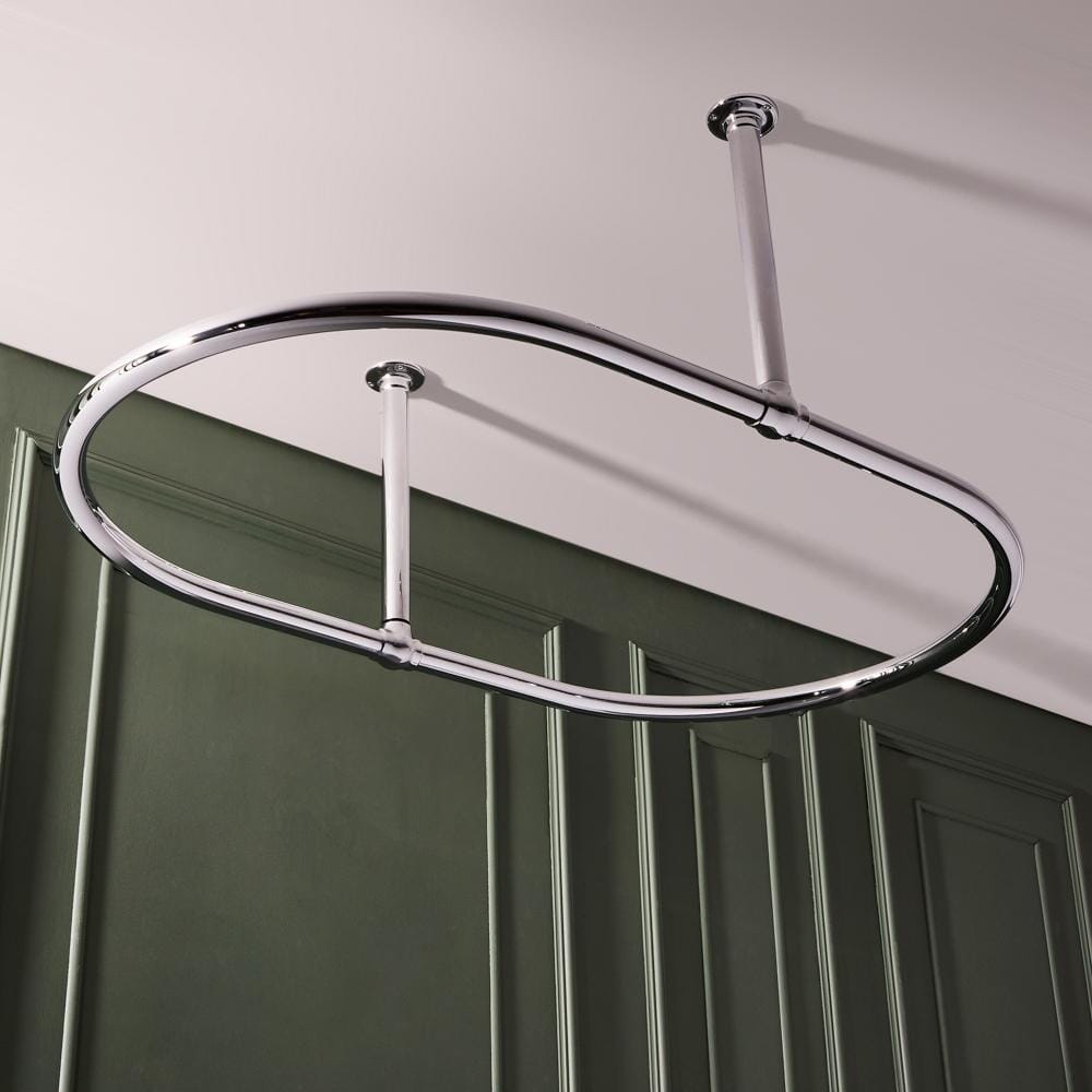 Barra Reggitenda Ovale per Vasca e Doccia 1092 x 683 x 374