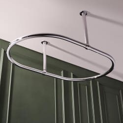 Barra Reggitenda Ovale per Vasca e Doccia 1092 x 683 x 374