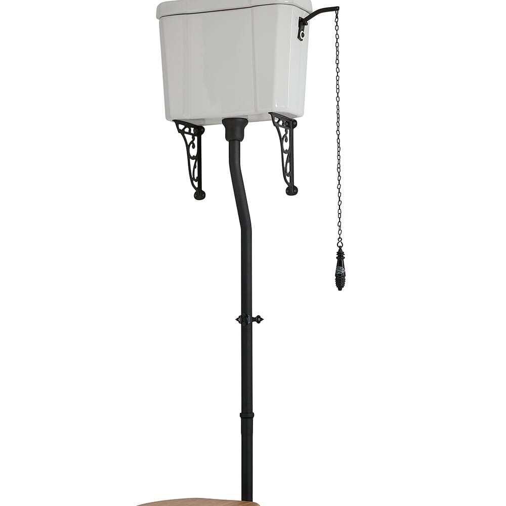 Kit di Scarico per Cassetta Alta - Nero - Elizabeth