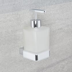 Dispenser per Sapone Liquido - Cromato - Kubix