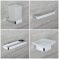 Set di Accessori per Bagno con 4 Articoli - Parade