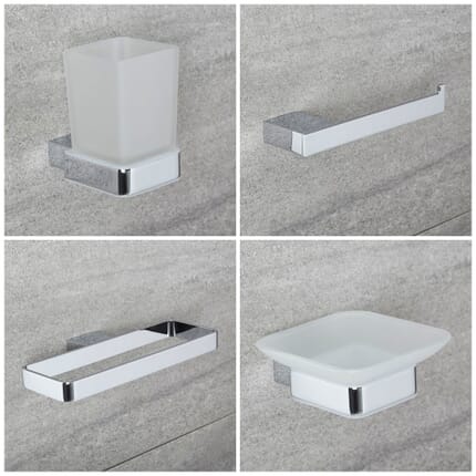 Set di Accessori per Bagno con 4 Articoli - Parade