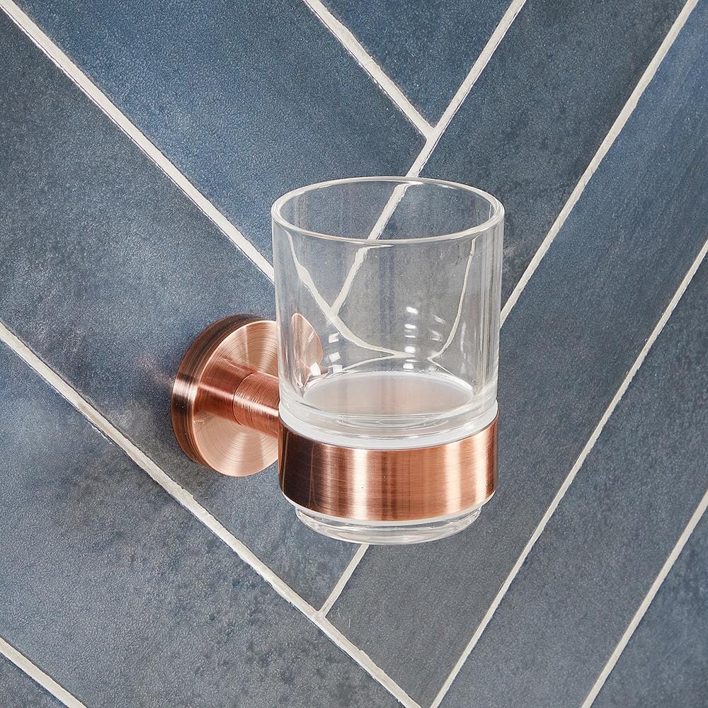 Bicchiere con Supporto Moderno - Rame  - Eris