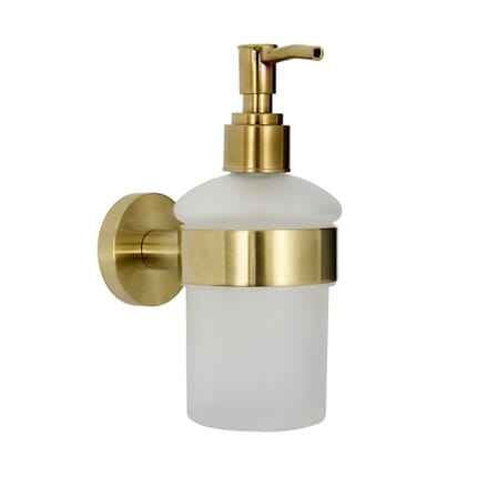 Dispenser Moderno per Sapone Liquido - Oro Satinato - Ayanna