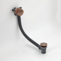 Erogatore Vasca Moderno con Piletta di Scarico - Disponibile in Diverse Finiture