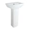 Lavabo su Colonna Moderno da 500mm - (1 foro per Rubinetteria) - Halwell