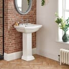 Lavabo su Colonna Tradizionale a 2 Fori - 605 mm - Chester