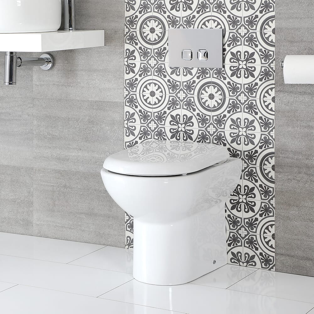 Sanitario WC Filoparete Rotondo con Copriwater Soft-Close - Ashbury