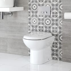 Sanitario WC Filoparete Rotondo con Copriwater Soft-Close - Ashbury