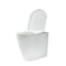 Sanitario WC Moderno a Parete con Sedile a Chiusura Ammortizzata - Bianco - Brunswick
