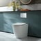 Sanitario WC Moderno a Parete con Sedile a Chiusura Ammortizzata - Bianco - Brunswick