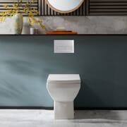 Sanitario WC Moderno a Parete con Sedile a Chiusura Ammortizzata - Bianco - Halwell