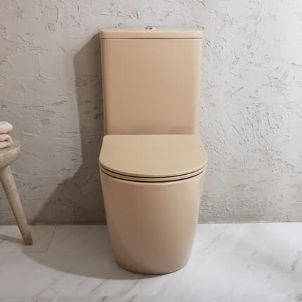 Sanitario WC Monoblocco con Sedile con Chiusura Ammortizzata - Scelta di Finiture - Elements