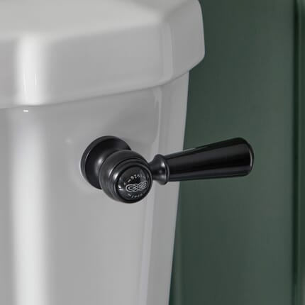 Leva per WC in Ceramica - Nera - Elizabeth