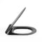 Sedile WC con Chiusura Soft Close, Sgancio Rapido e Fissaggio Superiore – Nero – Nox