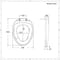 Sedile WC con Chiusura Soft Close -Langtree