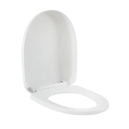 Sedile WC Bianco Tradizionale con Chiusura Ammortizzata - Legend