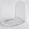 Sedile WC Bianco con Chiusura Ammortizzata e Fissaggio Superiore - Covelly
