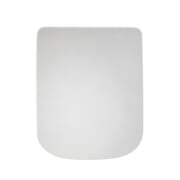 Sedile WC con Chiusura Soft Close, Sgancio Rapido e Fissaggio Superiore - Bianco - Exton