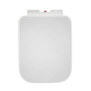 Sedile WC con Chiusura Soft Close, Sgancio Rapido e Fissaggio Superiore - Bianco - Hatton