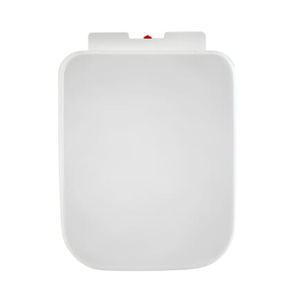 Sedile WC con Chiusura Soft Close, Sgancio Rapido e Fissaggio Superiore - Bianco - Hatton