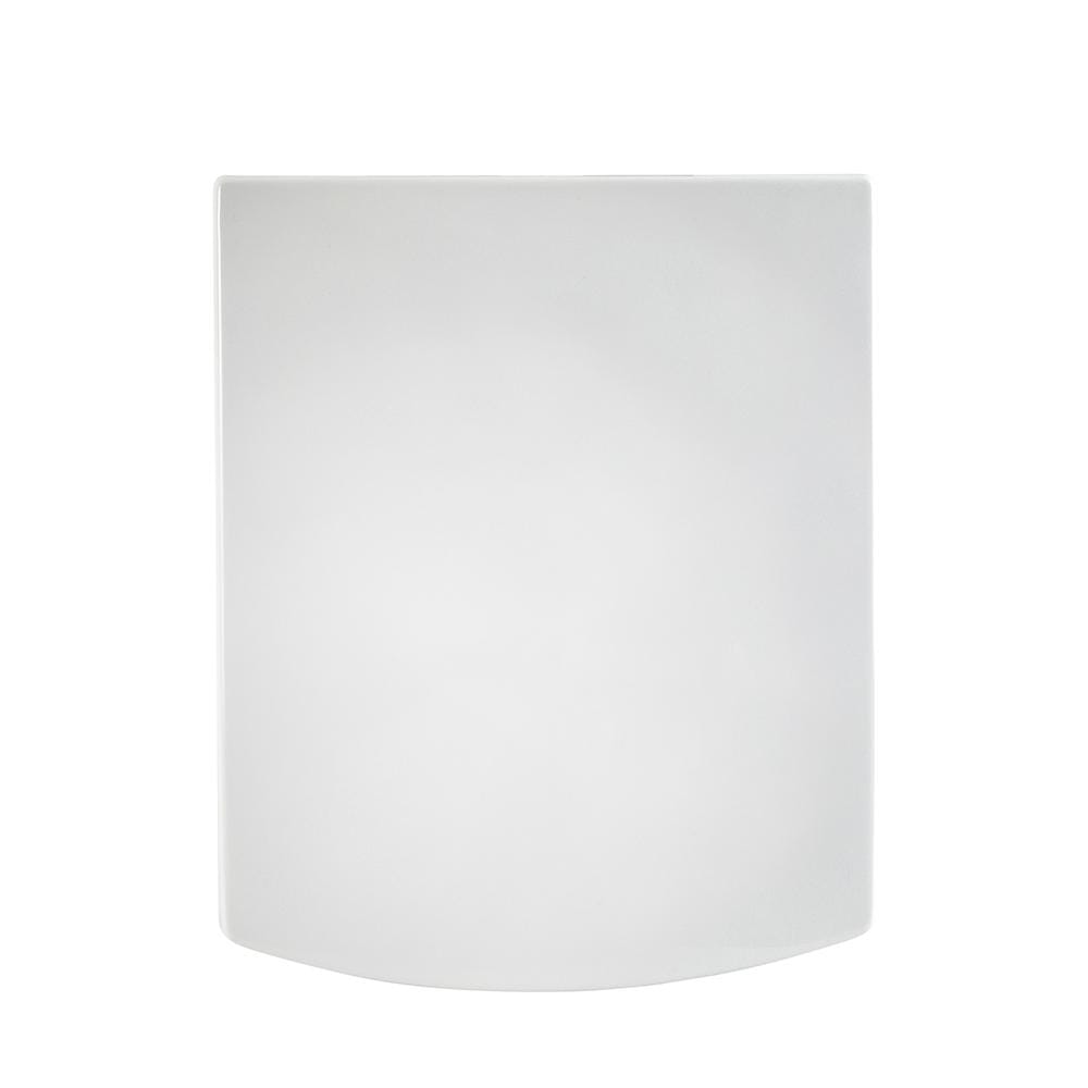 Sedile per WC a Filo Parete con Chiusura Soft Close e Fissaggio Superiore - Bianco - Halwell