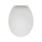 Sedile per WC a Filo Parete con Chiusura Soft Close - Bianco - Belstone
