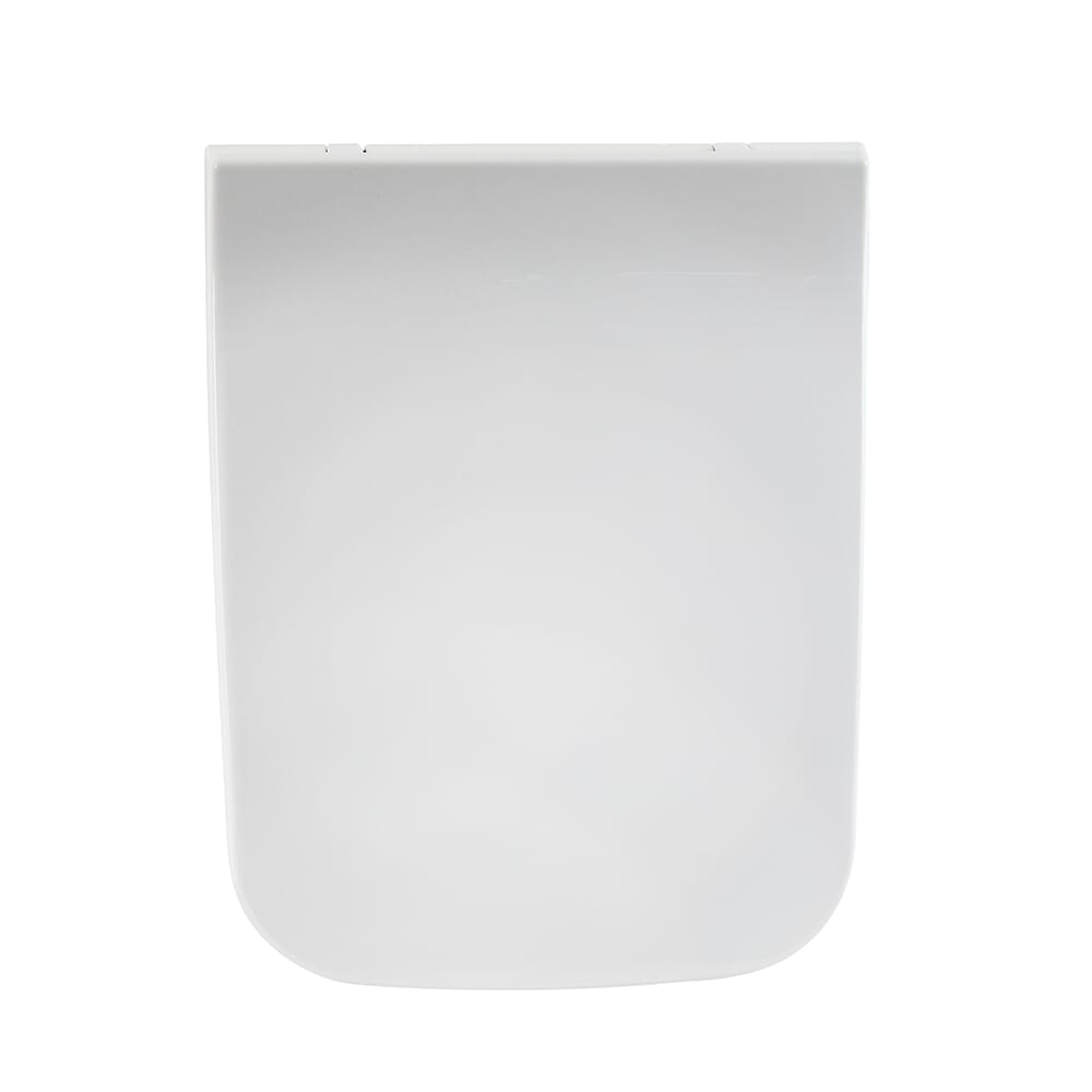 Sedile per WC a Filo Parete con Chiusura Soft Close e Fissaggio Superiore - Bianco - Sandford