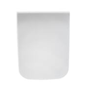 Sedile per WC a Filo Parete con Chiusura Soft Close e Fissaggio Superiore - Bianco - Sandford