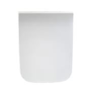 Sedile WC con Chiusura Soft Close, Sgancio Rapido e Fissaggio Superiore - Bianco - Milton