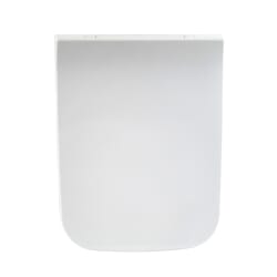 Sedile WC con Chiusura Soft Close, Sgancio Rapido e Fissaggio Superiore - Bianco - Milton