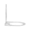 Sedile WC con Chiusura Soft Close, Sgancio Rapido e Fissaggio Superiore - Bianco - Colby