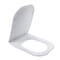 Sedile WC con Chiusura Soft Close, Sgancio Rapido e Fissaggio Superiore - Bianco - Avenham