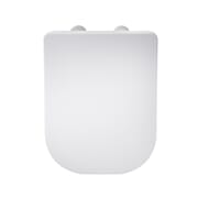 Sedile WC con Chiusura Soft Close, Sgancio Rapido e Fissaggio Superiore - Bianco - Avenham