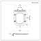 Sedile WC con Chiusura Soft Close, Sgancio Rapido e Fissaggio Superiore - Bianco - Avenham